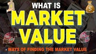 What is Market Value  Ways of finding the Market Value  market value of shares [upl. by Windy]