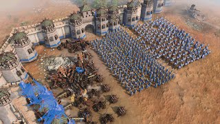 Age of Empires 4  8P FFA UNLIMITED POPULATION [upl. by Gnohp]