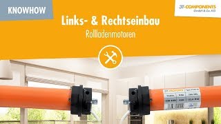 Rolladenmotor Links und Rechtseinbau 3TMOTORS [upl. by Roze]