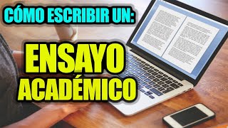 CÓMO HACER UN ENSAYO [upl. by Niuq]