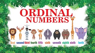 Ordinal Numbers  On Your Mark Get Set Go [upl. by Acinnej]