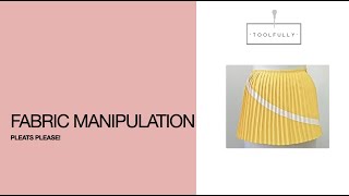 Fabric manipulation how to Pleat [upl. by Leina524]