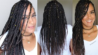 Como hacer TRENZAS AFRICANAS facil y rapido  how to make EASY BOX BRAIDS [upl. by Fafa]