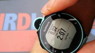 Garmin Forerunner 235 Test And Settings [upl. by Auqeenwahs]