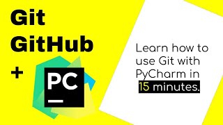 How to use Git and GitHub with PyCharm  Quick Tutorial on basics [upl. by Derek]