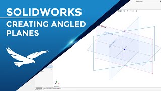 Creating Angled Planes in SOLIDWORKS [upl. by Audette224]