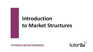 Introduction to Market Structures Introduction  Economics Revision [upl. by Adnalor456]