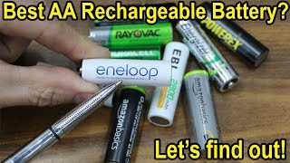 Which AA Rechargeable Battery is Best after 1 Year Lets find out Eneloop Duracell Amazon EBL [upl. by Milt]