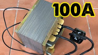 Make 100A transformer [upl. by Adnohsad523]