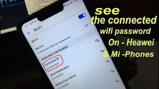 How To Show WiFi Passwords In HuaweiHonor devices [upl. by Ybab]