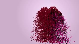 particles hearts  abstract valentines day animation  motion graphic  love [upl. by Rhodie]