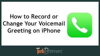 How to Record or Change Your Voicemail Greeting on iPhone [upl. by Cathie286]