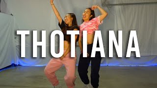 Thotiana by Blueface DANCE TUTORIAL  Hicks Sis Choreography [upl. by Howlyn]