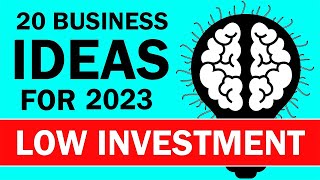 20 Business Ideas with LOW Investment amp HIGH Profit in 2023 [upl. by Noevart203]