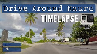 Driving Around Nauru TIMELAPSE [upl. by Carina911]