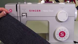 Singer Heavy Duty 4423 26 Denim Seam [upl. by Cherilynn]