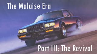 Ep 20 The Malaise Era Part III The Revival of the American Automotive Industry [upl. by Madelina]