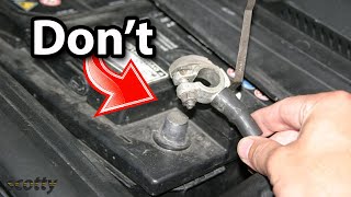 Never Disconnect Your Car Battery Like This Learn From My Mistake [upl. by Aciretehs]