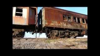 Catskill Mountain Railroad coaches finally move [upl. by Nylecoj814]