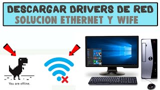 Instalar Drivers de Red WIFI y ETHERNET para Windows 7 8 81 y 10  Sin Internet  3DP NET 💻 [upl. by Isnam860]