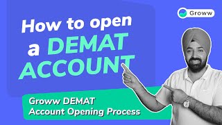 How To Open a Demat Account With Groww  What is Demat Account in Hindi [upl. by Htebazileharas]