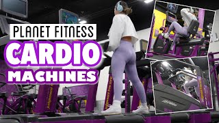 TRYING ALL CARDIO MACHINES AT PLANET FITNESS [upl. by Ytte]