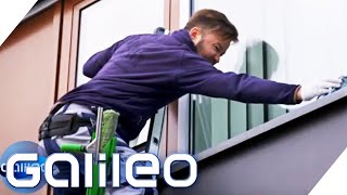 Der harte Alltag eines Gebäudereinigers  Galileo  ProSieben [upl. by Nuawed]