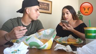 CHEATING PRANK ON GIRLFRIEND GETS CRAZY [upl. by Nwadal92]