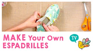 Make your own Espadrilles [upl. by Annoek]