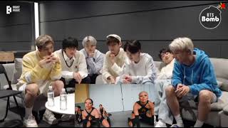 BTS reacting to Luíza sonza Feat Mariah Angeliq  Anaconda coreografia [upl. by Embry]