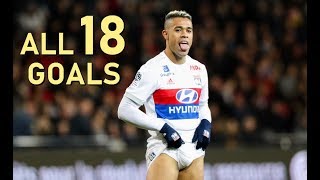 Mariano Diaz ● All 18 League Goals 20172018 ● Lyon [upl. by Hennebery]