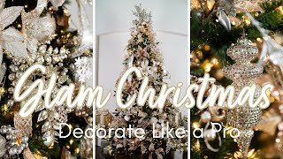 How to Decorate a Glam Christmas Tree [upl. by Ecirtam]