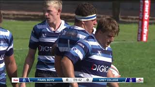 Premier Interschools Rugby 2021  Paarl Boys High vs Grey College [upl. by Afital]