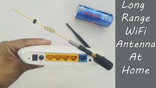 How To Make Powerful Long Range Wifi Antenna At Home  High Gain Wifi Antenna Diy [upl. by Rese]