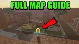 DA HOOD MAP GUIDE ROBLOX [upl. by Yenial]