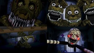 FNaF Custom Jumpscares COMPILATION  FNAF 4  WayTwo [upl. by Aleahc]