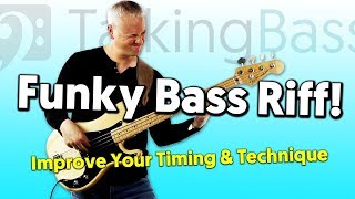 This Funky Bass Riff Will Improve Your Rhythm And Technique [upl. by Lizzie]