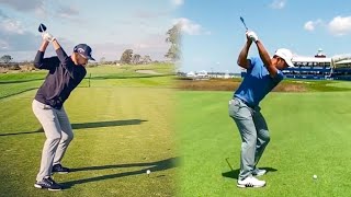 Xander Schauffele Golf Swing 2021  SLOW MOTION 240Fps HD Iron amp Driver Swing [upl. by Nyraf]