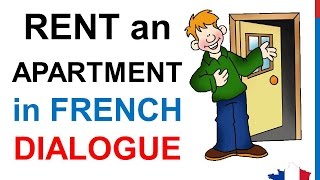 French Lesson 61  Rent an apartment or a house  Formal Dialogue Conversation  English subtitles [upl. by Drisko268]