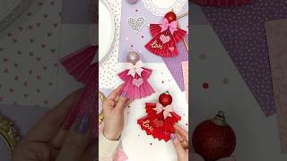 Aniołek z papieru DIY ❤️ Valentines Day Gift 🌹Walentynki valentinesdiy walentynki papercrafts [upl. by Forland]