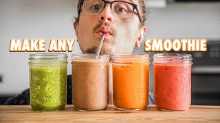 The Easy Guide On Making Just About Any Smoothie [upl. by Dimah]