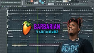 Juice WRLD  Barbarian FL Studio Remake [upl. by Oswin162]