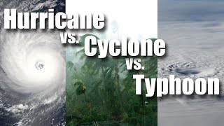 Hurricane vs Cyclone vs Typhoon [upl. by Arrik305]