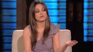 Mila Kunis interview on Lopez Tonight  121510 [upl. by Latoyia]