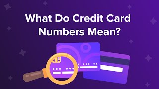 What Do Credit Card Numbers Mean [upl. by Crabb]