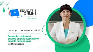 Limba și literatura română Clasa a IIa Sensurile cuvântului cuvinte cu sens asemănător [upl. by Ecal]