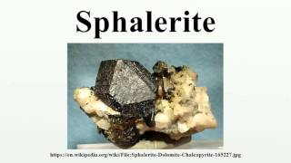 Sphalerite [upl. by Graham]