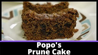 Prune Cake  Old Time Favorite  MOIST and DELICIOUS Recipe [upl. by Aleunamme]