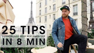 25 Essential Paris Tips in 8 Minutes [upl. by Poliard762]