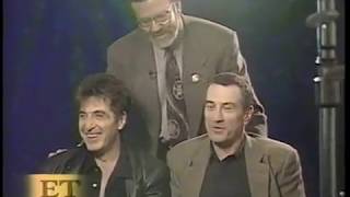 Pacino  De Niro 1995 Interview [upl. by Carolynn]